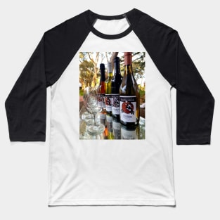 Whos Pouring  - Adelaide Hills Wine Region - Fleurieu Peninsula - by South Australian artist Avril Thomas Baseball T-Shirt